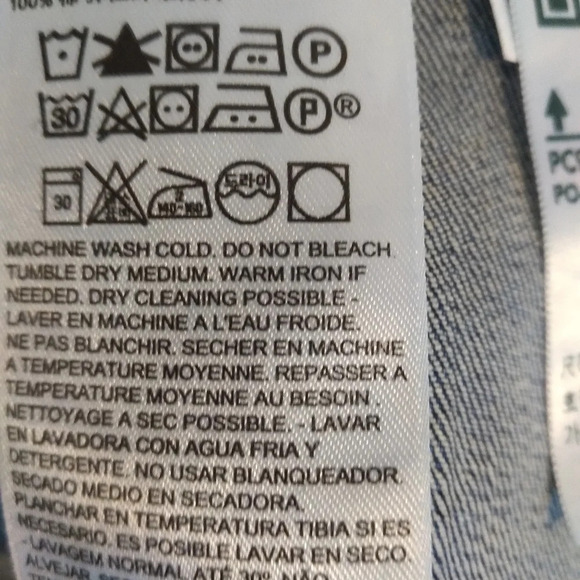 Levi's Denim truckers jacket blue sz PS - Picture 8 of 8